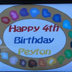 Peyton's 4th Birthday Art  Party -  Art Party
