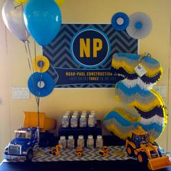 Noah-Paul's THRID Birthday Celebration! - Construction party