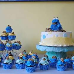 1st Birthday  - Cookie Monster