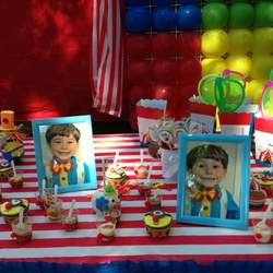 Nathan's big 3 - Circus /Carnival Party/ minions