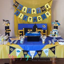 Elijah's Birthday Party - Batman Theme Birthday Party