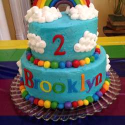 Somewhere Over the Rainbow - Brooklyn's 2nd Birthday Party