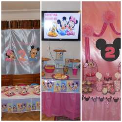 2ND BIRTHDAY - BABY DISNEY- MINNIE AND MICKEY MOUSE