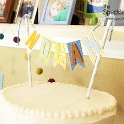Nolan's First Birthday Confetti Party - Polkadots & Confetti