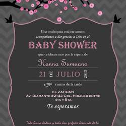 Hannah's shower - cherry blossomos