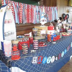 Aria's First Birthday - Mickey & Minnie Nautical