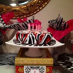 A Surprise Party for a queen - Pink/Zebra Theme