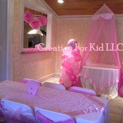 Pink Babyshower - Pink and White