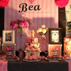 Bea's 7th Birthday Party - Barbie silhouette