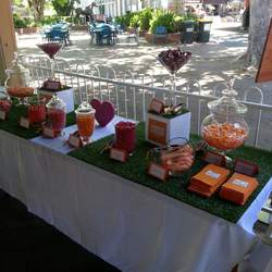 Belmont Forum VIP Marquee - Orange & Pink