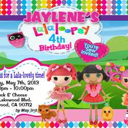 Jaylene's 4th Birthday! - LalaLoopsy