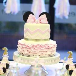 Mis Terribles 2 - Minnie Mouse 2nd Birthday Chevron