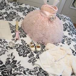 Aria's Baptism - Vintage Shabby Chic / Garden Delight