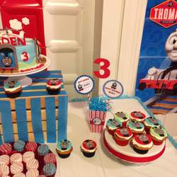 Aden's 3rd bday - Thomas the Train party