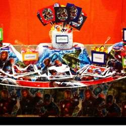 5 & 6 year old birthday party - The Avengers