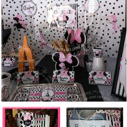 Minnie Mouse In Paris Birthday Party - Minnie Mouse
