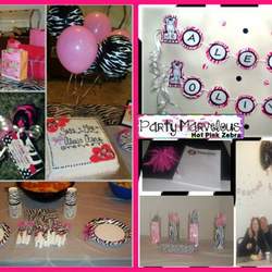 Zebra Baby Shower - Hot pink and Zebra