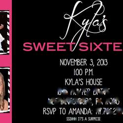 Sweet Sixteen - Pink/Zebra/Cheetah