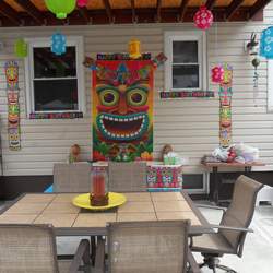 Dada's b~day - Hawaiian Luau