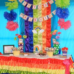 Lexie's 8th Birthday Party - Rainbow