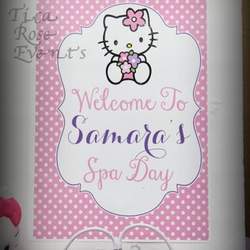 Hello Kitty Spa Party  - Spa Pamper
