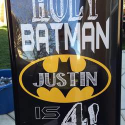 Justins 4th Party - Batman