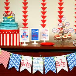 Bicycle Baby Shower - Bike