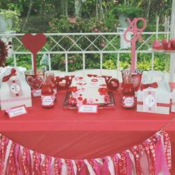 Valentines Day Tea Party - Candy Kisses