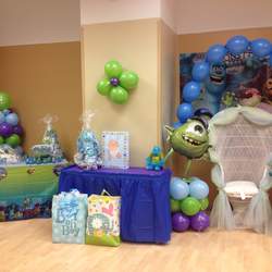 Shaquera & Paul's shower - monsters inc