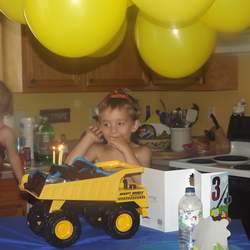 Dean's 3rd Birthday - Construction, Dump Trucks