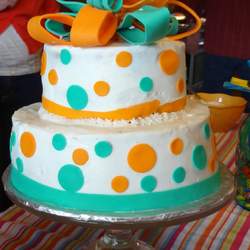 Harper's 3rd Birthday - Polka Dots & Curlicues