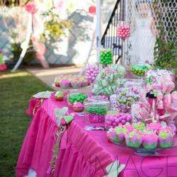 Hot pink and lime green banyshower - None