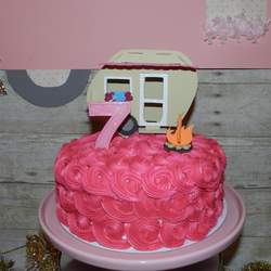 Bella's "Glamp"ing Party - Glamping