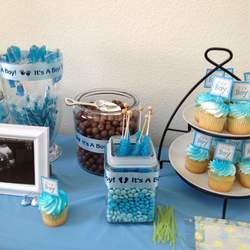 Fem's Baby Shower - Baby Blue