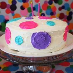 A polka-dotted to-do for "j" who turned 2! - Polka-dots