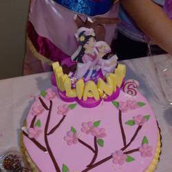 6 years old birthday for Yuli - Mulan