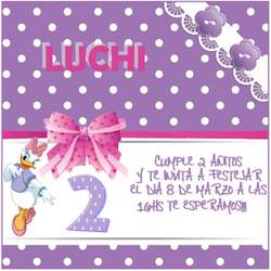 Luchi`s Daisy Duck Themed Birthday Party - Daisy Duck