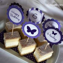 Hailey's Purple Butterfly Birthday Party - Purple Butterflies
