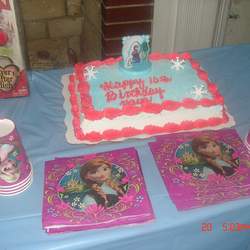 Yaya's  birthday party - Disney Frozen