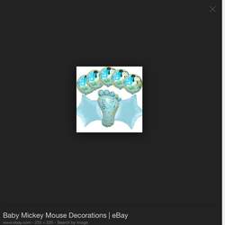 It's a boy  - Baby Mickey Mouse
