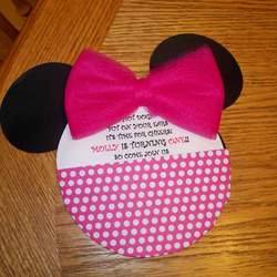 MOLLY'S MINNIE MOUSE 1ST BIRTHDAY - Minnie Mouse