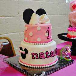 Natalie's "Very Minnie" 1st Birthday Party - Minnie Mouse and Zebra Print