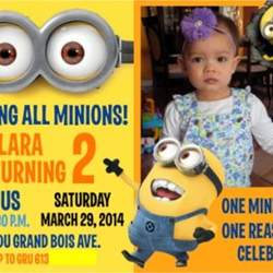 Lara is 2 - Minions
