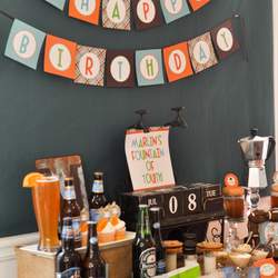 40th Birthday: Fountain of Youth Treat Table - Vintage 
