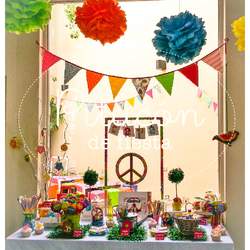 Catalina cumple hippie chic  - Peace and love