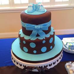 Juliana's Blue and Brown Baby Shower - Blue and Brown
