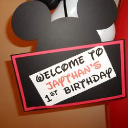 Jaythan's Club House 1st Bday - Mickey Mouse