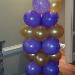 Mom's 50th Purple and Gold - 50th