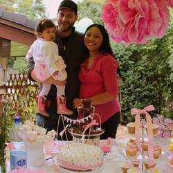 Pink party for Laetitia First Birthday - None