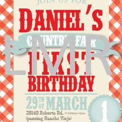 Daniel's First Birthday country fair - Country Fair